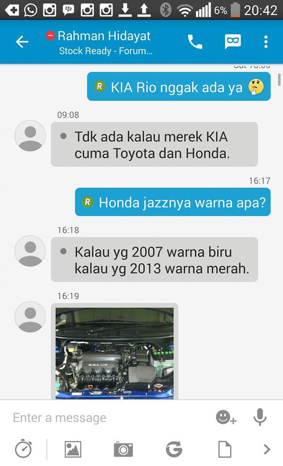 Orang ini 'ditipu' Rp 65 juta beli mobil via BBM, tapi malah bahagia!