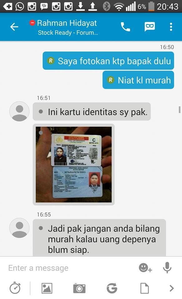 Orang ini 'ditipu' Rp 65 juta beli mobil via BBM, tapi malah bahagia!