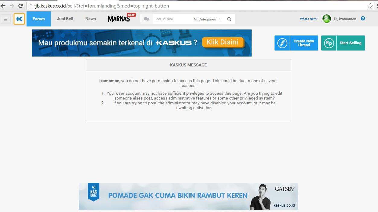 HELP Momod, Mimin, dll Kenapa ane ga bisa buat lapak dagangan dari kmrn ???