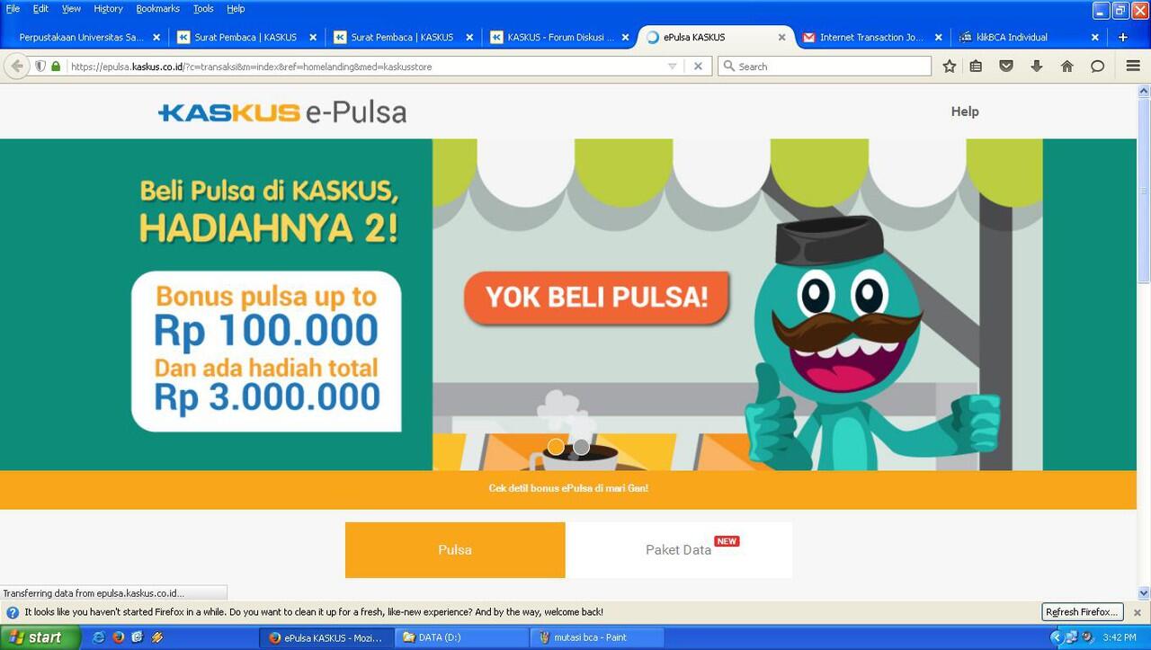 Kena zonk dari Kaskus ePulsa (e-pulsa)
