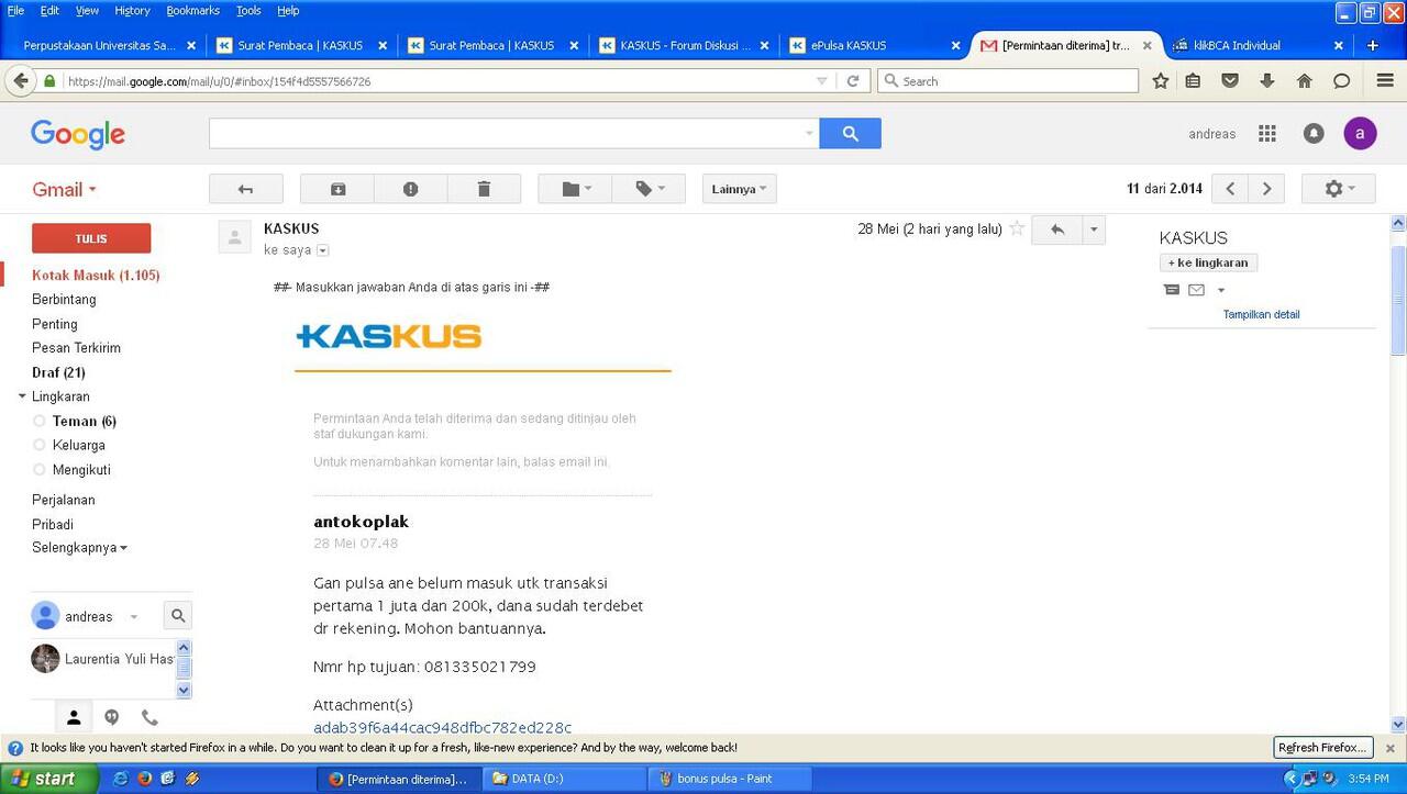 Kena zonk dari Kaskus ePulsa (e-pulsa)