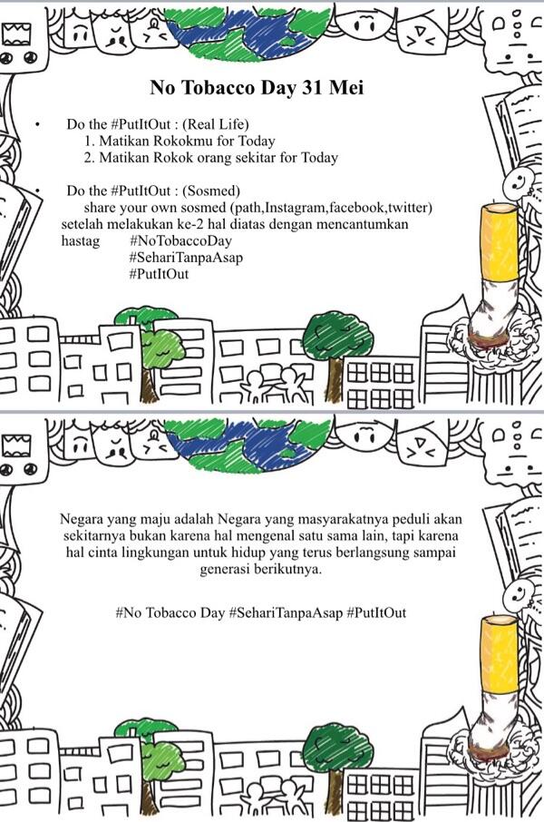 No Tobacco Day 31 Mei