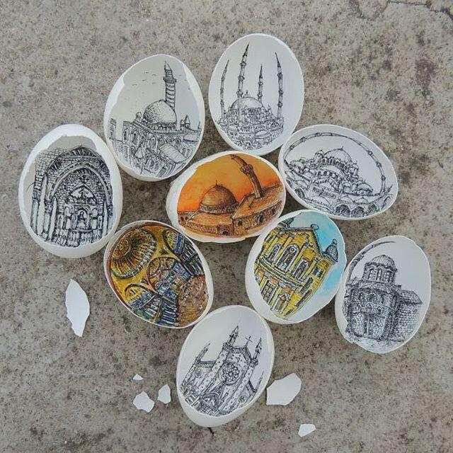 Seniman Ini Mengubah Telur Menjadi Karya Unik