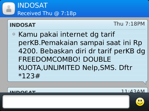 PULSA INDOSAT - IM3 TERPOTONG TANPA ALASAN YANG JELAS!