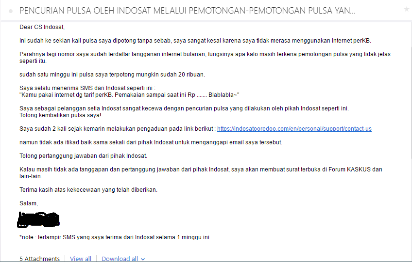 PULSA INDOSAT - IM3 TERPOTONG TANPA ALASAN YANG JELAS!