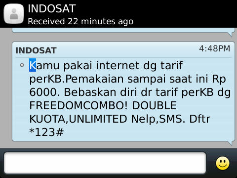 PULSA INDOSAT - IM3 TERPOTONG TANPA ALASAN YANG JELAS!