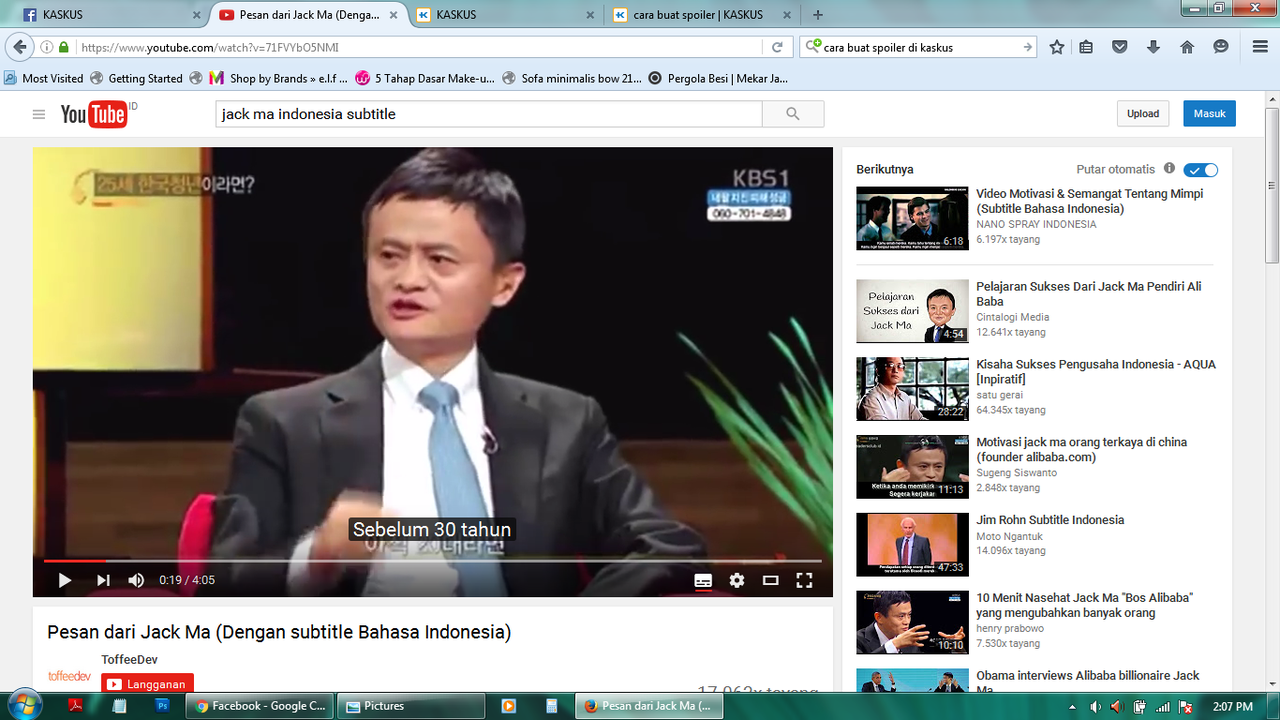 Pesan dari Jack Ma (CEO Alibaba), Terutama Untuk Generasi Muda