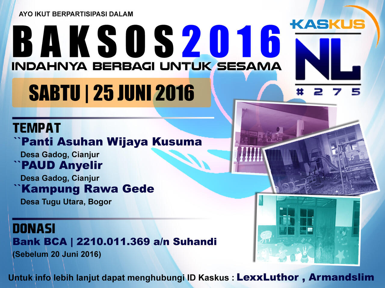 Baksos Kaskus Nightlife #275 2016