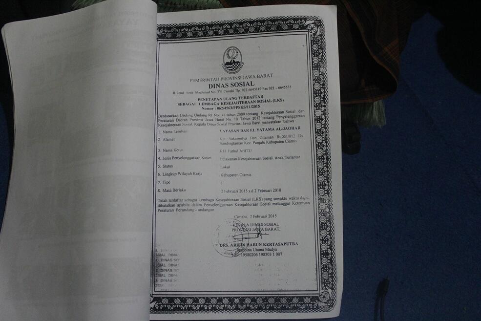 Berbagi Kebahagian Untuk Yayasan Dar El Yatama Al-Jaohar Ciamis