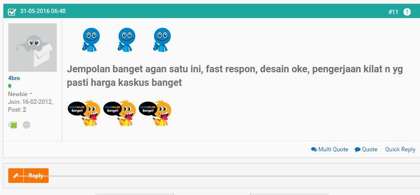 Testimoni Pelanggan Desain Wpap
