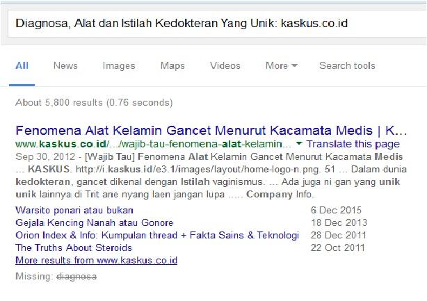 Diagnosa, Alat dan Istilah Kedokteran Yang Unik