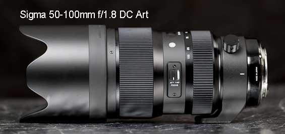 New Sigma Lens !!! Sigma 50-100mm f/1.8 DC Art