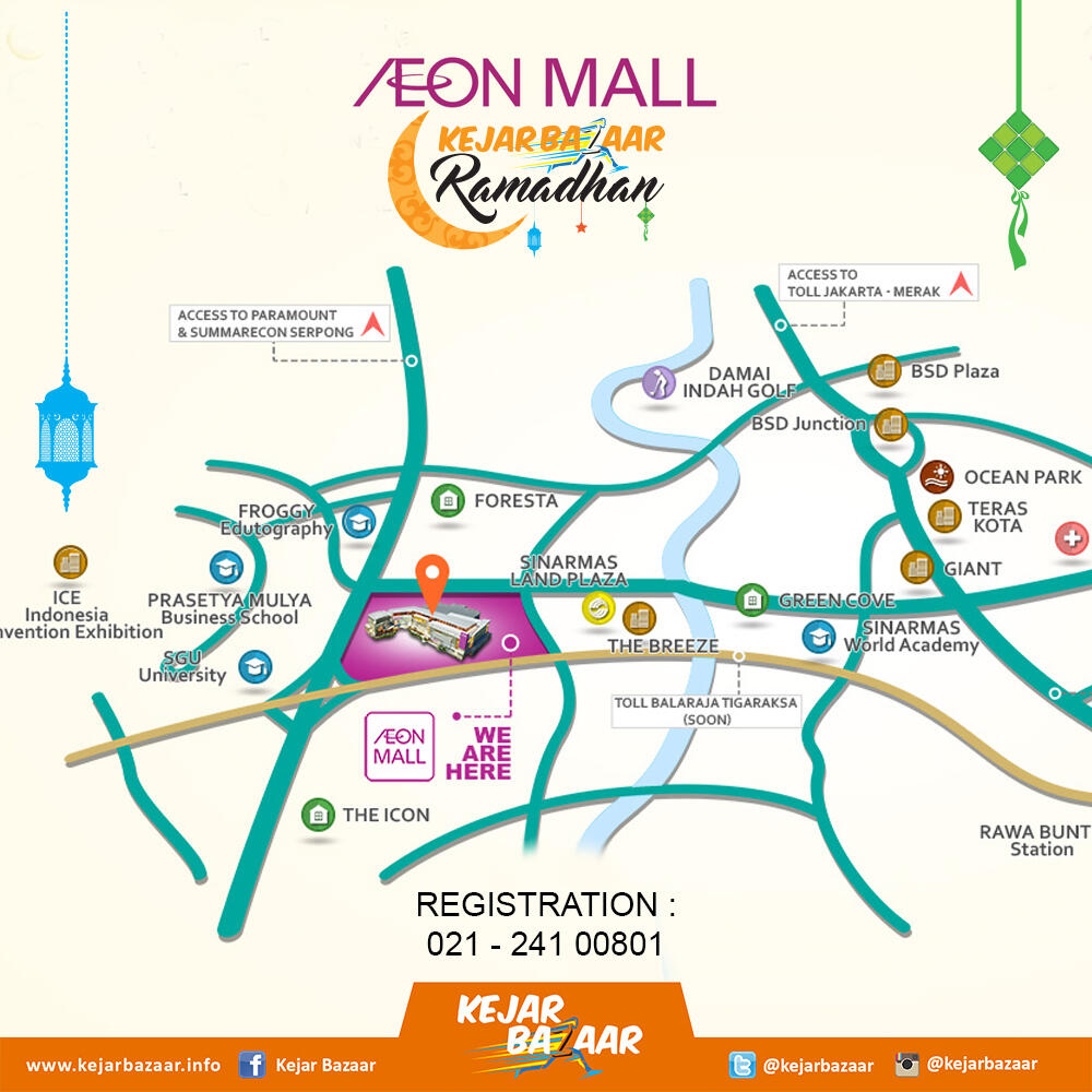 Open Booth Kejar Bazaar Ramadhan AEON MALL
