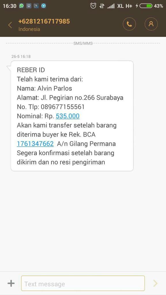 Penipuan Mengatasnamakan Rekber.id &amp; Edit Slip, Transaksi Rekber.id Hanya Melalui Web