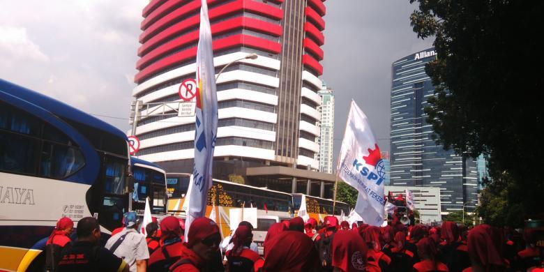 Demonstran Anti-Ahok Bubar dari KPK, Usai Lebaran Mereka Demo Lagi