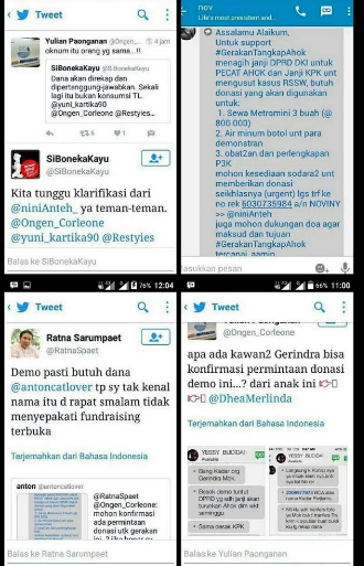 Gerakan Tangkap Ahok Pecah Belah, Ribut-Ribut Sendiri di Sosmed Karena Duit