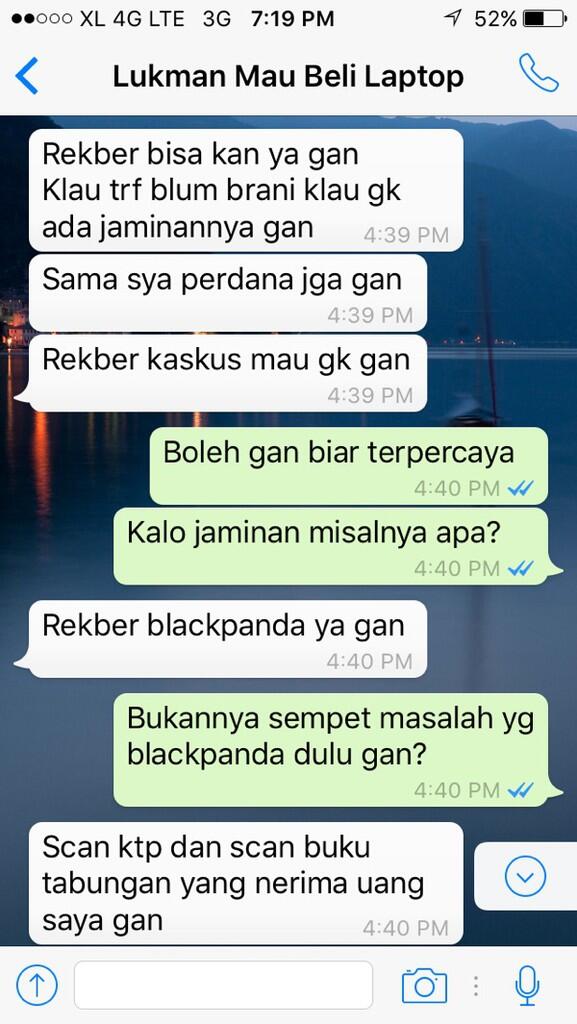 Modus penipuan dengan meminta data diri korban