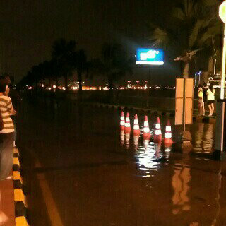 pantai mutiara banjir