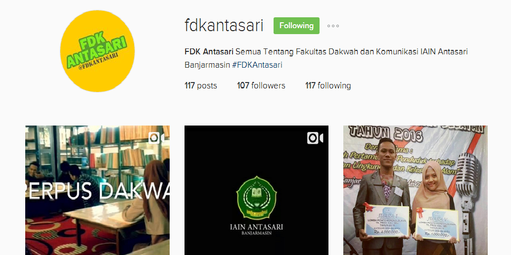 Dema Fakultas Dakwah dan Komunikasi &quot;Ngalay&quot; di Instagram