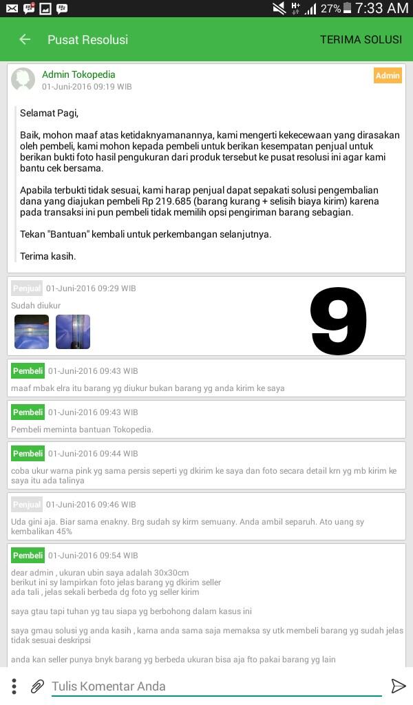 ORDER DITOKOPEDIA SELLERNYA MENGECEWAKAN !!! NILAI SENDIRI