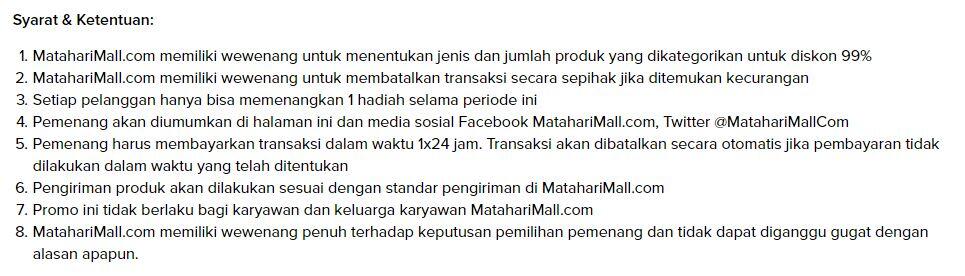 Surat Terbuka Untuk MatahariMall