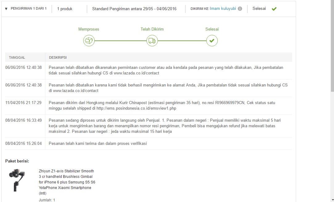 HATI2 NOMER RESSI PALSU LAZADA 