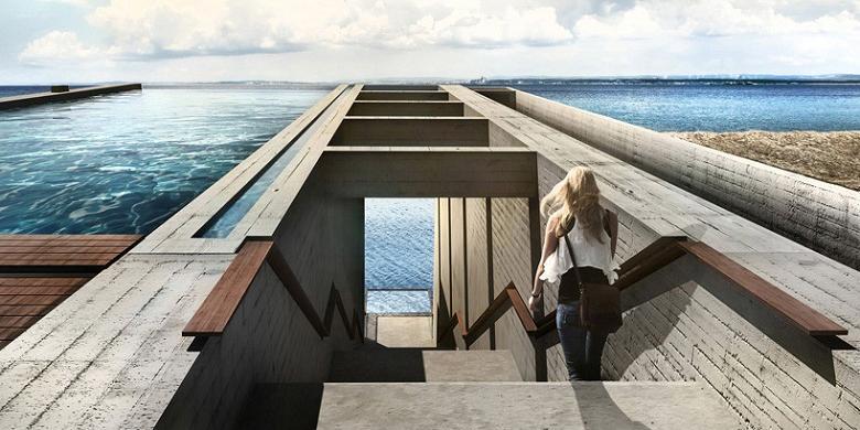 Rumah Beratap Kolam Renang di Tepi Jurang Bakal Jadi Kenyataan