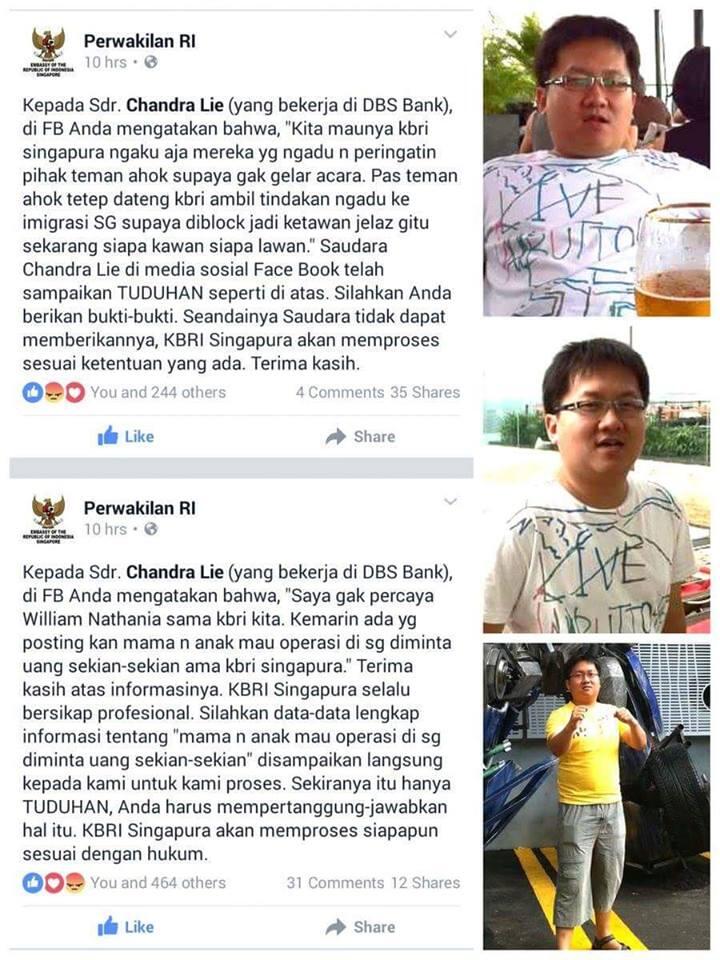 Menkumham Sebut Penangkapan Teman Ahok di Singapura Sudah Tepat