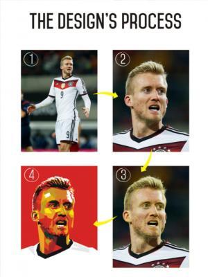Cerita Anak Indonesia Ukir Wajah Pemain Jerman