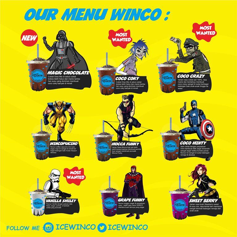 PAKET RESELLER/MITRA ES COKLAT WINCO (MULAI DARI 4JUTAAN) FREE ONGKIR SE INDONESIA