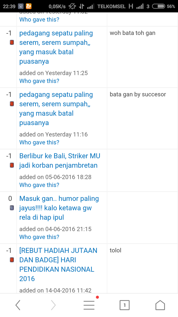 &#91;NGAKAK&#93; gan ane cuma mau share reputasi ane di kaskus.. dilarng ngakak gk masuk homo