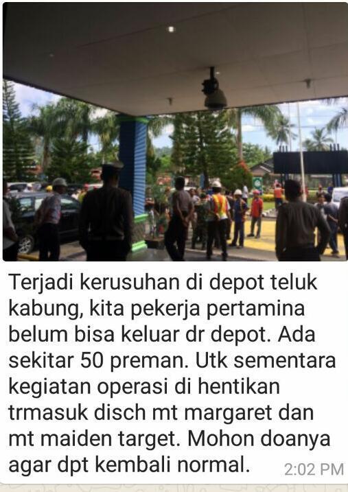 Preman mengamuk di Teluk Kabung