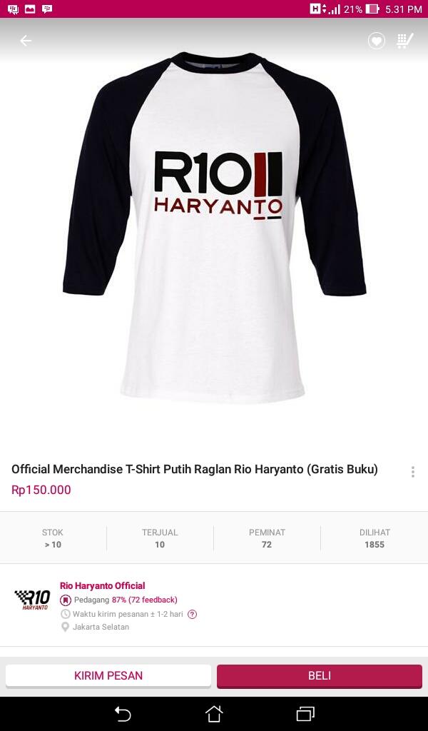 EXCLUSIVE MERCHANDISE RIO HARYANTO