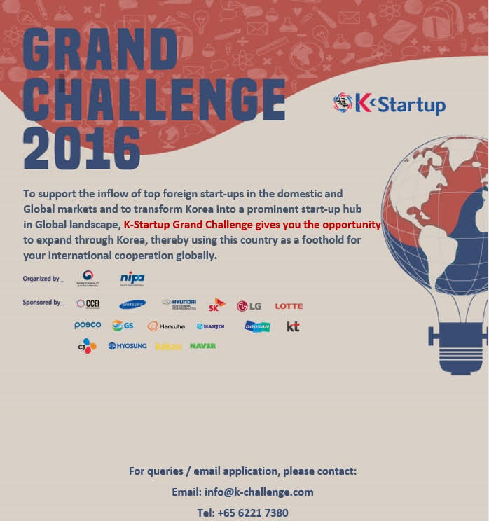 K-Startup Grand Challenge 2016 Berhadiah Rp 1,3 Milliar