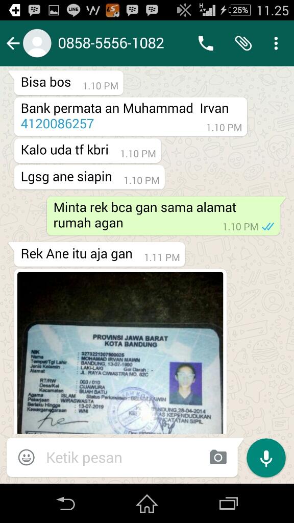 Hati Hati id jemurankolor rekening bank permata 4120086257 an mohamad irvan mawn