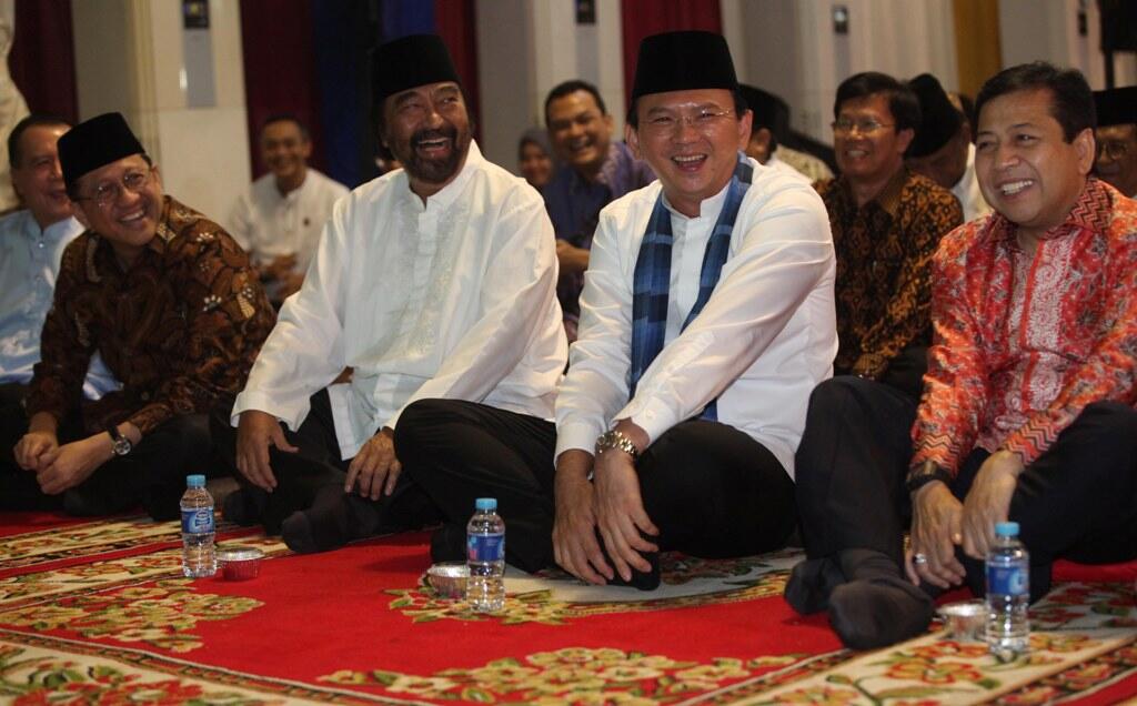 Kepercayaan Diri Ahok dan Puja-puji Setya Novanto