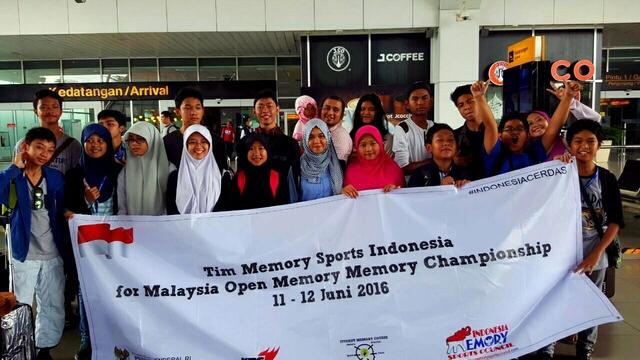 Kontingen Indonesia Raih 9 Medali di Malaysia Open Memory Championship 2016