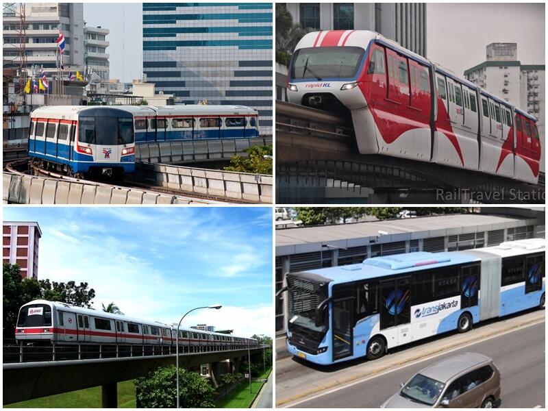 Beginilah Perbandingan Transportasi Publik di Kota-kota Utama ASEAN