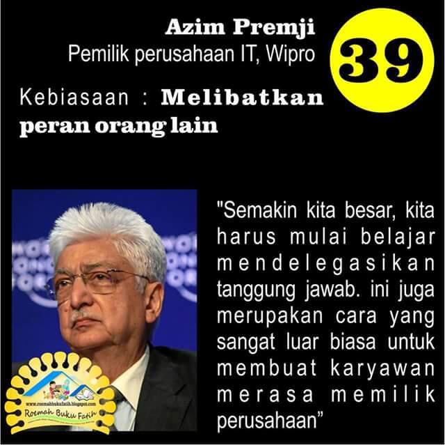 50 Kebiasaan Tokoh Dunia