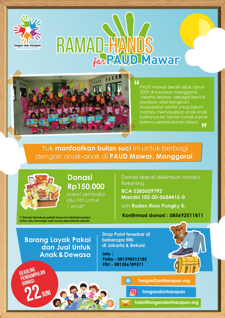 RamadHANDS for PAUD Mawar (dibaca dulu agan-agan)