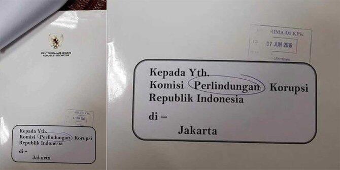 Kasus Typo ‘Komisi Perlindungan Korupsi’, Sebenarnya Salah Siapa?