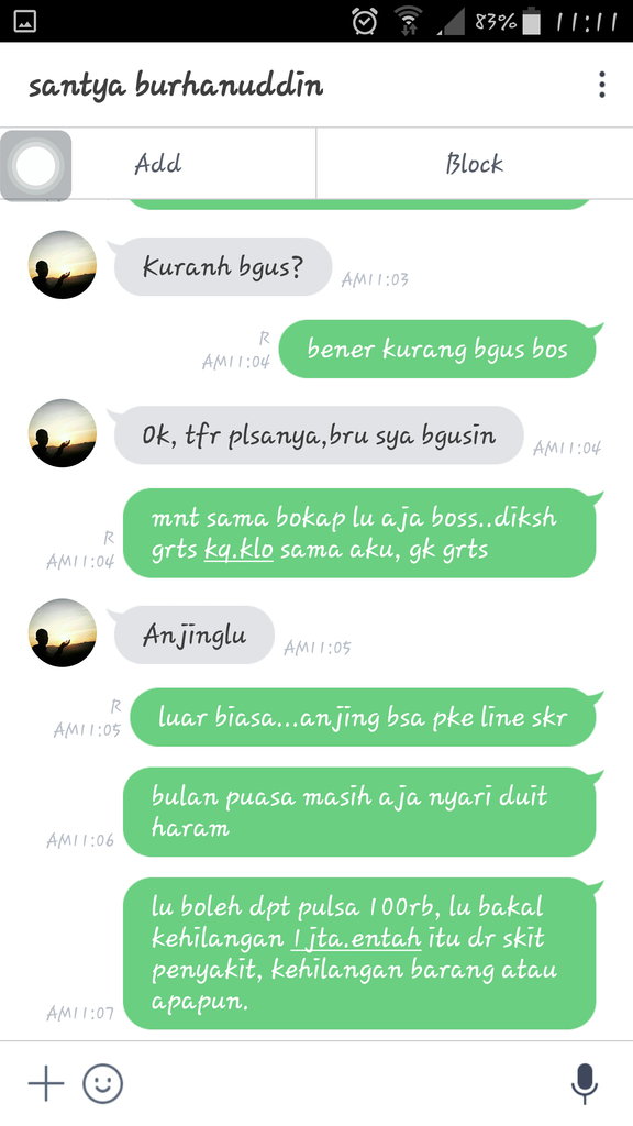 Yang nipu siapa, yang dimaki siapa :ngakaks