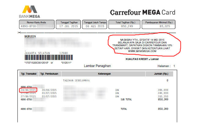 Kebetulan Atau Siasat Cc Mega Carrefour Kah???