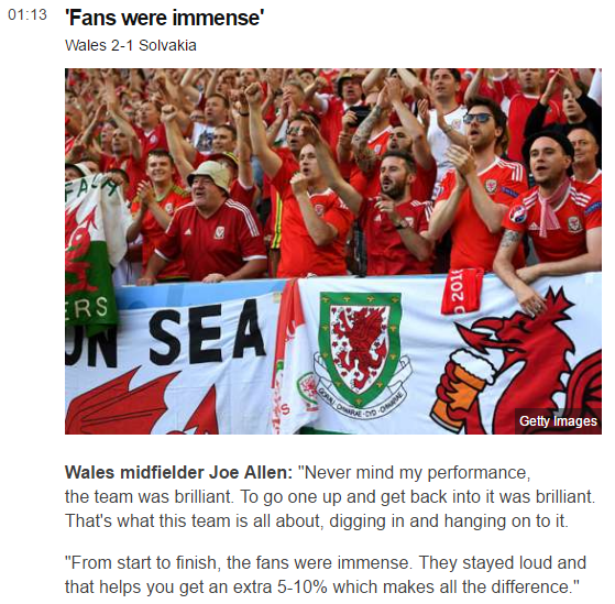 Ini Dia Reaksi Berbagai Media Atas Kemenangan Perdana Wales!