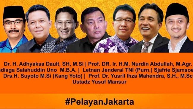Majelis Pelayan Jakarta Dorong 7 Tokoh Islam Maju Pilgub DKI