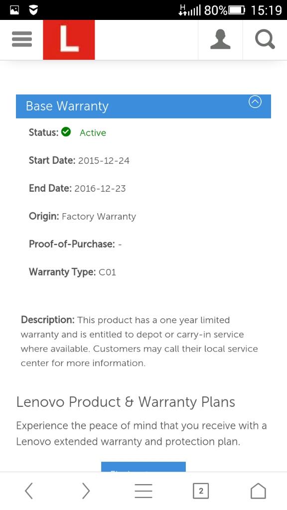 beli laptop baru namun garansi telah aktif