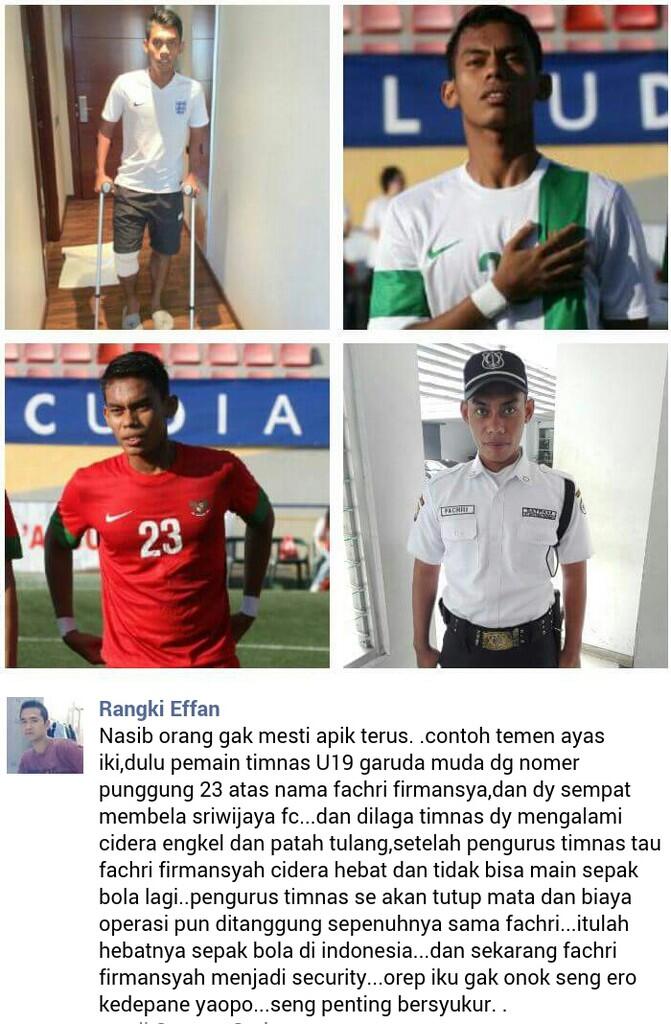 Tragis, Nasib Mantan Timnas Sepakbola Kini Jadi Satpam