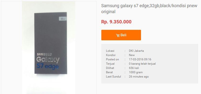PRE-ORDER Samsung GALAXY S7 dan GALAXY S7 EDGE Erafone ~13 