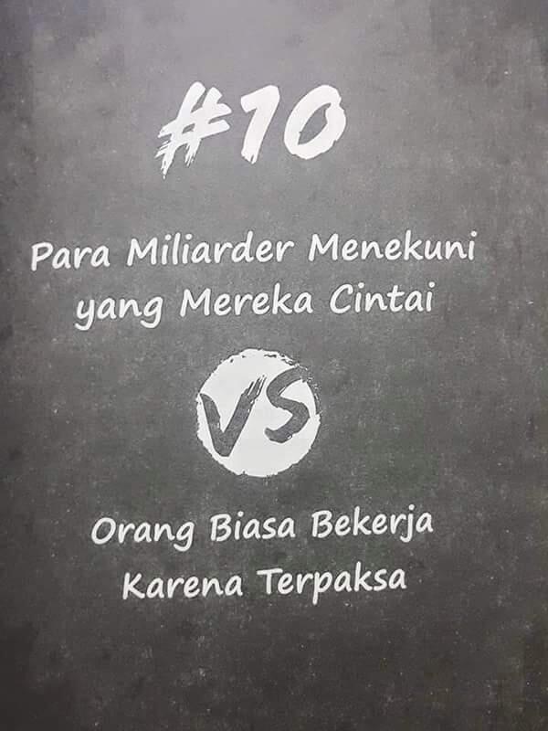 16 Perbedaan Milyarder Vs Orang Biasa