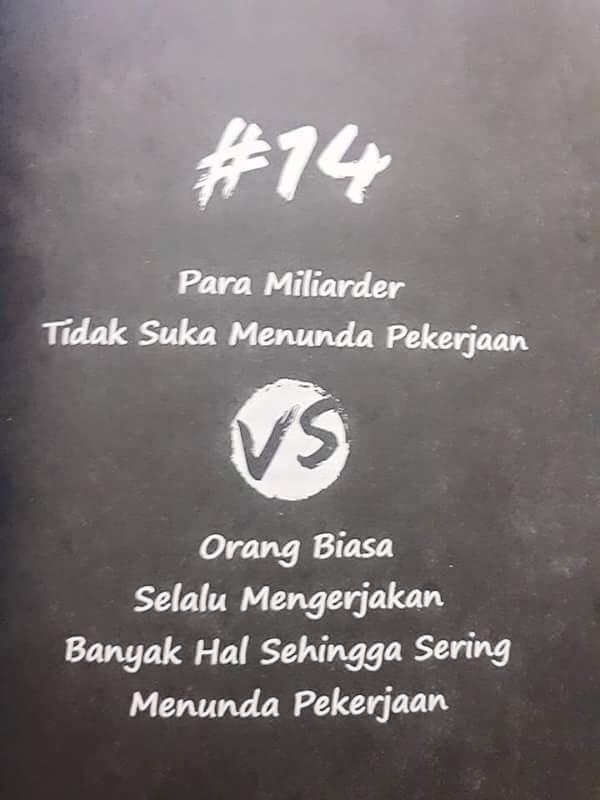 16 Perbedaan Milyarder Vs Orang Biasa